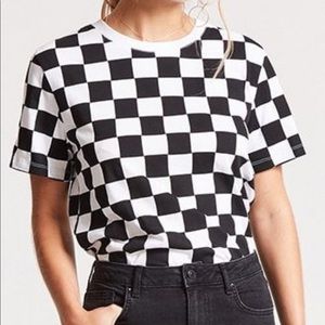 Forever 21 checkered T-shirt